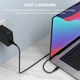 Kabel Aukey 100 W USB Type-C – USB Type-C 1.8 m Black (CB-KCC102) - obraz 4