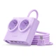 Блок живлення Orico PDC25 25W 6в1 2xAC + 2xUSB-A + 2xUSB-C Purple - зображення 1