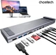 Док-станция Choetech 11-in-1 USB-C to HDMI + 2xUSB-A 3.0 + USB-C 3.0 + 2xUSB-A 2.0 + 3.5mm + SD/TF + PD 100W Gray (HUB-M92-GY) - изображение 3
