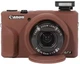 Чохол для фотокамери Canon g7x Mark III Силіконовий Коричневий - зображення 1