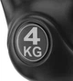 Kompaktowy hantel -kettlebell Gymtek Compact-Bell 4 kg Czarny (5907766665564) - obraz 4