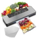 Вакууматор бытовой для продуктов питания Vacuum Sealer 120W 60 вакуумный упаковщик автоматический + 10 пакетов - изображение 1