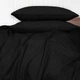 Съемный чехол для подушки MirSon Pique №10-06 Arrowline Black 70х70 см (2200013811855) - изображение 2