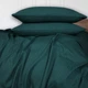 Съемный чехол для подушки MirSon Pique №10-05 Arrowline Emerald 40х60 см (2200013811695) - изображение 2