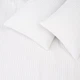 Съемный чехол для подушки MirSon Pique №10-01 Arrowline White 50х70 см (2200013811633) - изображение 1