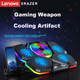 Охлаждающая подставка для ноутбука Lenovo ERAZER R7 5 Fan LCD RGB - изображение 6