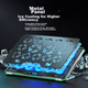 Охлаждающая подставка для ноутбука Ice Coorel K15C Plus 14 вентиляторов RGB - изображение 7