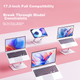 Підставка для ноутбука Lenovo W8pro Alloy White and Pink - зображення 8