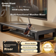 Подставка для монитора Llano Q21PRO с USB-хабом Black - изображение 2