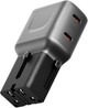 Ładowarka sieciowa Energea TravelGo 45W 2x USB-C Graphit (8885020103397) - obraz 1