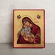 Писаная икона Божьей Матери Гликофилуса (Сладкое Лобзание) 15×19 см - изображение 1