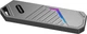 Зовнішня кишеня Dynamode для M.2 SSD NVMe (PCIe) - USB3.2 GEN2 Type-C, 10 Гбіт/с, металевий корпус, RGB-підсвітка Темно-сіра (DM-CAD-SSD14-N) - зображення 3