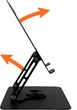 Подставка для ноутбука Media-Tech ROTO 10-17" Aluminum Alloy Black (MT2662) - изображение 7