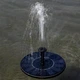 Садовый фонтан Water Pump на солнечной батарее 16 см с насосом и 3 насадками для пруда и сада - изображение 7