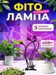 Фітолампа для рослин повного спектру для розсади LED лампа для фотосинтезу синє світло для квітів - зображення 1