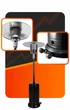 Уличный газовый обогреватель Volteno VO2473 Umbrella (13 кВт) — Садовый нагреватель для террасы и патио, газовая зонтик-печь - изображение 4
