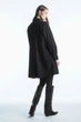 Сукня жіноча COS Ruffled-Collar Mini Shirt Dress 1194523001 Eur 42 Чорний - изображение 3