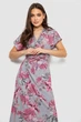 Платье женское однотонное с принтом серый 257R177-5 AGER XXL-XXXL - изображение 2