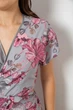 Платье женское однотонное с принтом серый 257R177-5 AGER XXL-XXXL - изображение 5