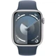 Смарт-годинник Apple Watch Series 9 GPS, 45mm, Silver, Storm Blue Sport Band, M/L (Grade C) - Б/В - зображення 2