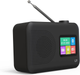 Цифрове радіо LFF DAB Мале цифрове FM-радіо з DAB+ та Bluetooth, кольоровий дисплей - изображение 1