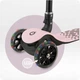 Детский трехколесный самокат MoMi SAN с LED подсветкой колес самокат детский Pink - изображение 7