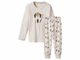 Пижама (лонгслив и штаны) для мальчика Lupilu LIDL 479598 122-128 см (6-8 years) Бежевый - изображение 4