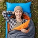Килимок самонадувний Outtec Pillow 186 x 53 x 2,5 см з подушкою Блакитний (5907766662839) - зображення 9