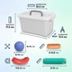 Детский 3D-конструктор, магнитный набор из 100 цветных деталей для развития ребенка (Magnetic Sticks) - изображение 7