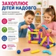Дитячий магнітний 3D конструктор 100 деталей з магнітних паличок і кульок у кейсі для зберігання, різнокольоровий - зображення 4