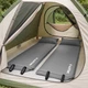 Килимок самонадувний Outtec Pillow 186 x 53 x 2,5 см з подушкою Сірий (5907766662846) - зображення 12
