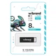 USB флеш накопитель Wibrand 8GB Chameleon Black USB 2.0 (WI2.0/CH8U6B) - зображення 2