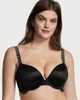 Комплект Shine Very Sexy Push up Victoria’s Secret Чорний 36C-M - изображение 2