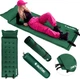 Килимок самонадувний Outtec Naps O-42406 193 x 68 x 3,5 см з подушкою Зелений (5905884424063) - зображення 7