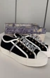 Женские кеды Dior Black Platform Premium черные низкие стильные кеды диор - изображение 1