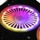 Подставка для ноутбуков 15 - 16 - 17 - 18" - Modecom SILENT FAN MC-CF18 с 2 вентиляторами и подсветкой RGB - изображение 4