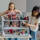 Игровой набор мебели Lundby для кукольного домика, кухня с холодильником, мойкой и плитой, масштаб 1:18 - изображение 4