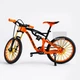Коллекционная мини-модель велосипеда металлический Фингербайк MTB игрушечный велосипед 1:8 Размер 18 см Orange - изображение 5