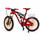 Коллекционная мини-модель велосипеда металлический Фингербайк MTB игрушечный велосипед 1:8 Размер 18 см Red - изображение 4