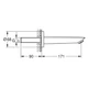 Вилив для ванни Grohe Bau Cosmopolitan 13255001 - изображение 3