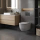 Унітаз підвісний Devit Art 3.0 3030140G безобідковий з кришкою soft-close, Vortex Flush, сірий мат - изображение 7