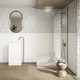 Фриз Ape Zocalo Bellagio Bianco 10x60 см - изображение 4