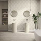 Фриз Ape Zocalo Bellagio Bianco 10x60 см - изображение 5