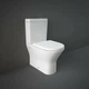 Унітаз-компакт RAK Ceramics RESORT RST17AWHA+RST10AWHA+RESC0004 безобідковий з сидінням Soft-close - зображення 4