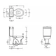 Унітаз-компакт Simas Londra LO 921 без зливного бачка та сидіння - изображение 4