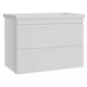 Тумба Devit Frame 753080W 80 см з раковиною та сифоном, біла глянцева - изображение 6