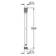 Душовий шланг Grohe Silverflex 28362GL1 золото Cool Sunrise 1,25 м - изображение 3