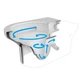 Унітаз підвісний Devit Art 3.0 3030140 безобідковий з кришкою soft-close, Vortex Flush, білий глянець - изображение 5
