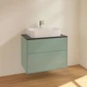 Тумба під раковину Villeroy&Boch Finion F09200GM підвісна, оливковий матовий - изображение 1
