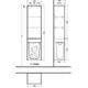 Пенал Villeroy & Boch Subway 3.0 C59302VR підвісний, графіт - изображение 4
